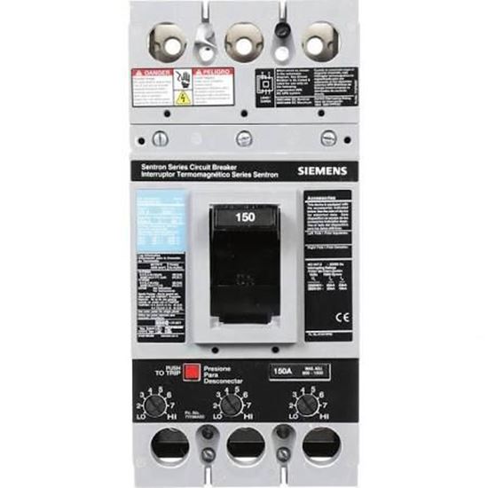 Picture of 3Pole 150A 600v Breaker W/LUGS For Siemens Industrial Controls Part# FXD63B150L