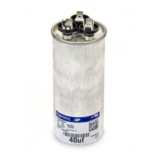 Picture of DUAL CAPAC 15/5 MFD 440V ROUND For Carrier Part# P291-1554RS