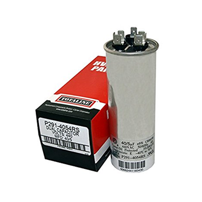 Picture of DUAL CAPAC 40/5 MFD 440V ROUND For Carrier Part# P291-4054RS