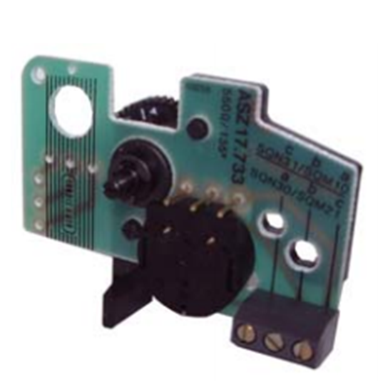 Picture of 90 Deg 1000 Ohm Potentiometer For Siemens Combustion Part# ASZ12.803