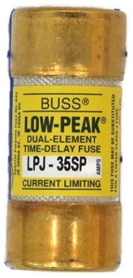Picture of 35A-600Vac Class J Buss Fuses for Bussmann Fuse Part# LPJ-35SP