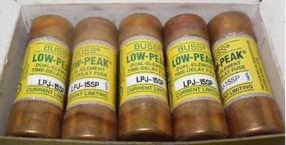 Picture of Time Delay Fuse for Bussmann Fuse Part# LPJ-15SP