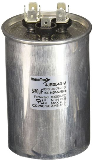 Picture of 40/5Mfd 440V Round Run Cap for DiversiTech Part# 4JR0540