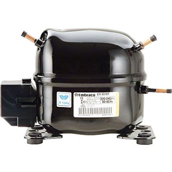Picture of 115V1Ph R134A 1/8Hp Compressor for Nidec-Embraco Part# EM45HHR1