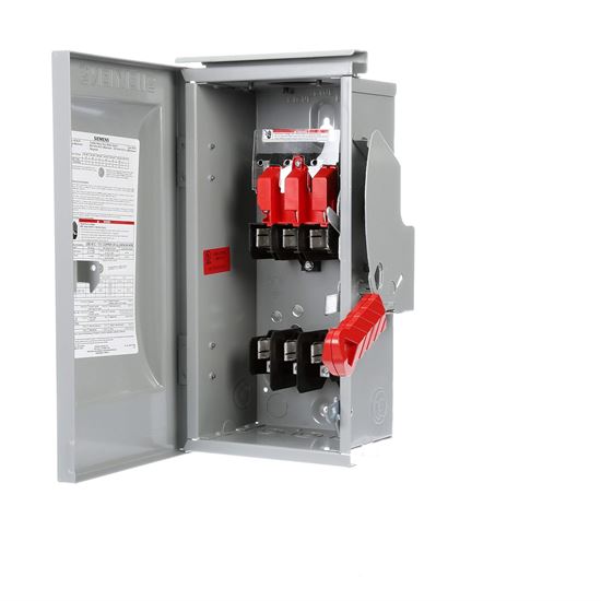 Picture of 30A 3P 600V 3W Fused Switch for Siemens Industrial Controls Part# HF361R