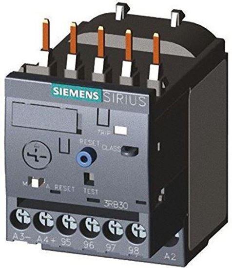 Picture of 3-12A Overload Relay for Siemens Industrial Controls Part# 3RB3016-1SB0