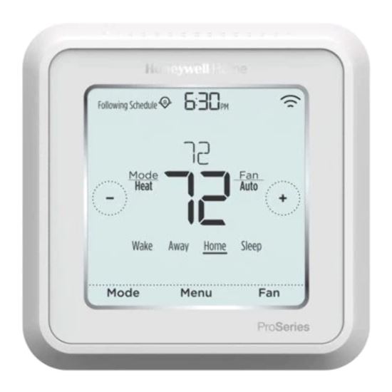 Picture of Lyrict6 Wifi Stat Prog 3Ht/2Cl for Resideo Part# TH6320WF2003