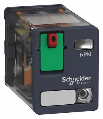 Picture of 24V 15A 2Co Power Plugin Relay for Schneider Electric (Square D) Part# RPM22B7