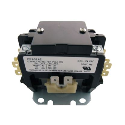 Picture of Contactor 40A 24V 2 Pole for Supco Part# DP40242