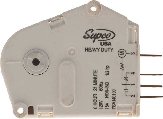 Picture of 6Hr 21Min Defrost Timer for Supco Part# SPA1401AD