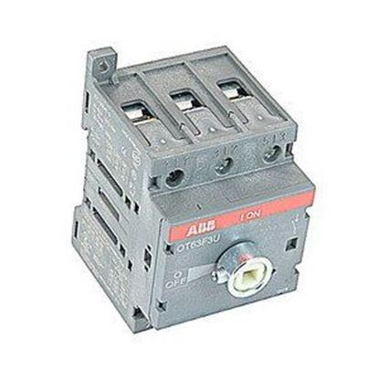 Picture of 60A 3P 600VAC DIN/PANEL DISCNT for ABB Part# OT63F3U