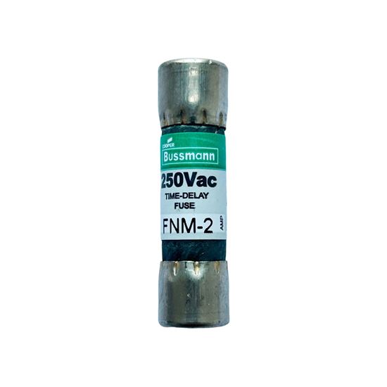 Picture of 2A-250VAC TIME DELAY FUSE for Bussmann Fuse Part# FNM-2