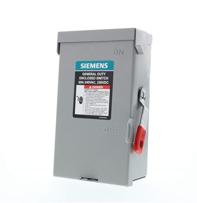 Picture of 240V 60A Safety Switch for Siemens Industrial Controls Part# GNF322A