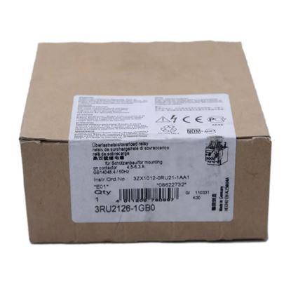 Picture of OVERLOAD RELAY 4.5-6.3 AMPS for Siemens Industrial Controls Part# 3RU2126-1GB0