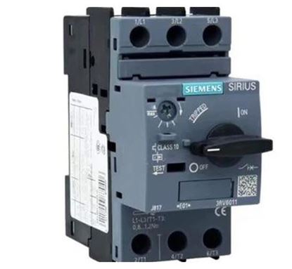 Picture of MotorStarterProtector SzS0 10A for Siemens Industrial Controls Part# 3RV2021-1HA10