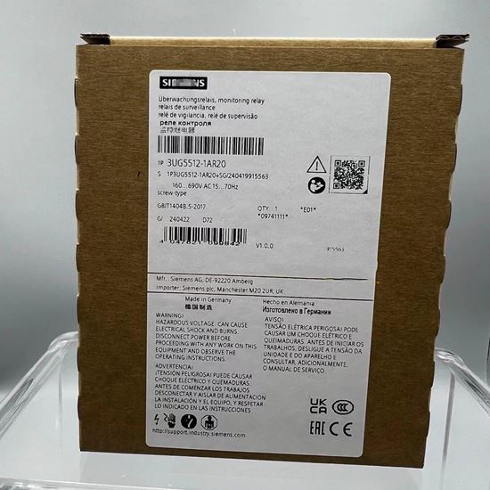 Picture of MonitorRelay 160/690v for Siemens Industrial Controls Part# 3UG5512-1AR20