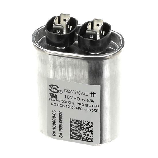 Picture of Lennox 100600-03, Run Cap 10 Mfd @ 370V Oval Part# 22W80