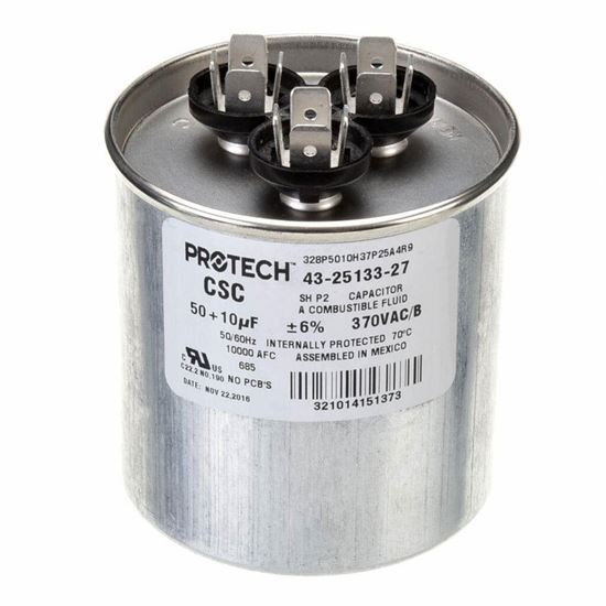 Picture of Rheem Pro 50/10/370 Dual Rnd Cap Part# 43-25133-27
