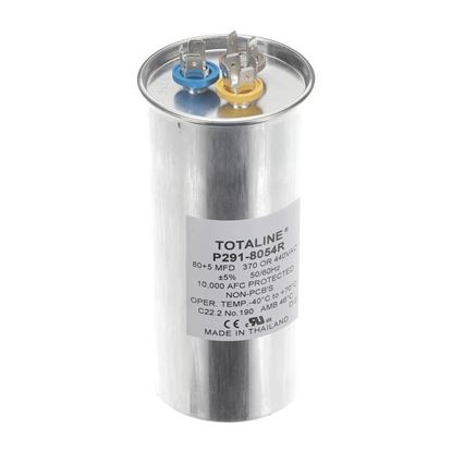 Picture of Carrier Run Cap Rnd 440V 80/5 Mfd Part# P291-8054R