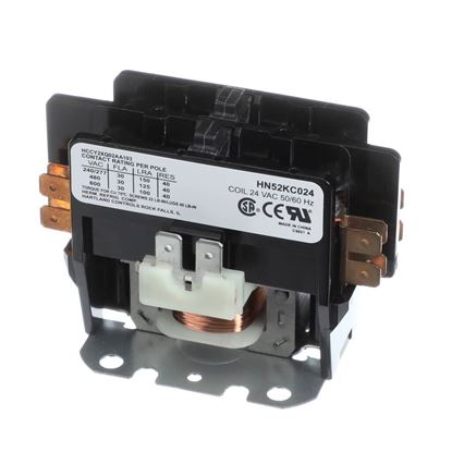 Picture of Carrier Contactor, 24 Volt Coil, 50/60 Part# HN52KC024