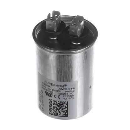 Picture of Lennox 20Mfd 370V Oval Run Capacitor Part# 46W19