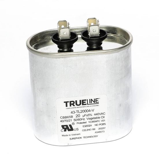 Picture of Rheem Capacitor - 20/440 Single Oval Part# 43-TL20004-V