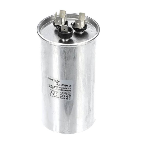 Picture of Trane Capacitor; 60+5Mfd 370/440V Round Run Capacitor Part# SFCAP60D5440R