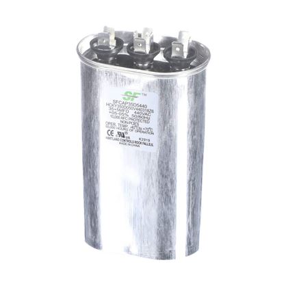 Picture of Trane Capacitor; 35+5Mfd 440V Oval Run Capacitor Part# SFCAP35D5440