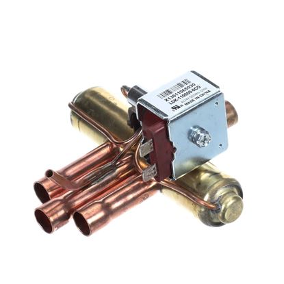 Picture of Trane Valve, Reversing, .50 Ods X .50 Ods, W/out Solenoi Part# VAL08209