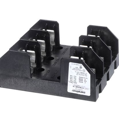 Picture of Trane Block, Fuse, 60A/250v, 3 Pole Part# BLK00076