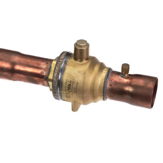 Picture of Trane Valve; 2.13 Ods Ball, W/access Ports, Forged Brass Part# VAL11280