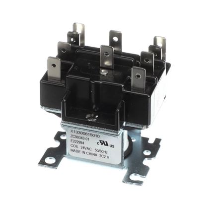 Picture of Trane Relay; Gen Purpose, Dpdt Pilot 3A, Power 12 A At 1 Part# RLY02463