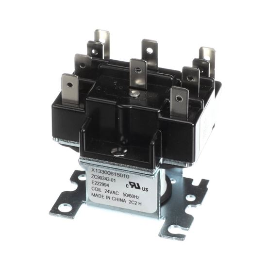 Picture of Trane Relay; Gen Purpose, Dpdt Pilot 3A, Power 12 A At 1 Part# RLY02463