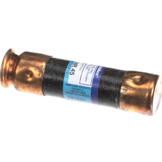 Picture of Trane Fuse; Time Delay, Dual Element, 250 Vac, 45 Amp Part# FUS01887