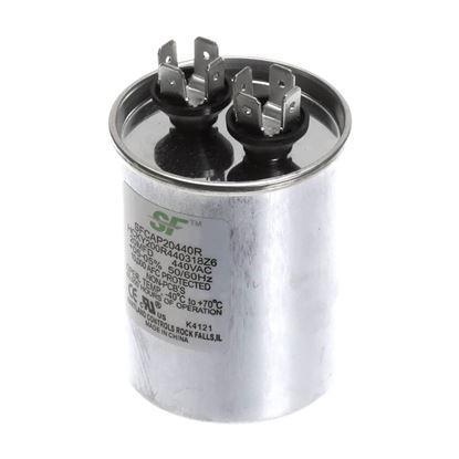 Picture of Trane Capacitor; 20Mfd 370/440V Round Run Capacitor Part# SFCAP20440R