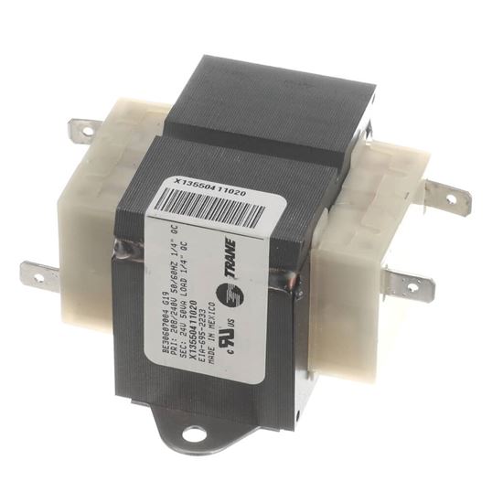 Picture of Trane Transformer, 50Va, 208-240V Primary, 24V Secondary Part# TRR01546