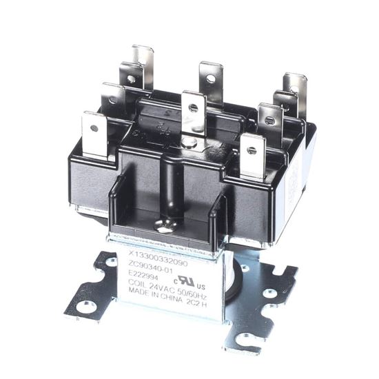 Picture of Trane Relay; Control, Dpdt 24Cv, 120/600 V Contacts, 50/ Part# RLY01388