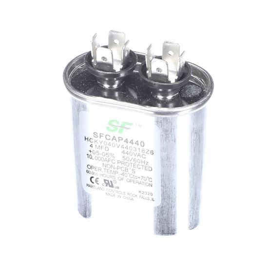 Picture of Trane Capacitor; 4Mfd 370/440V Oval Run Capacitor Part# SFCAP4440