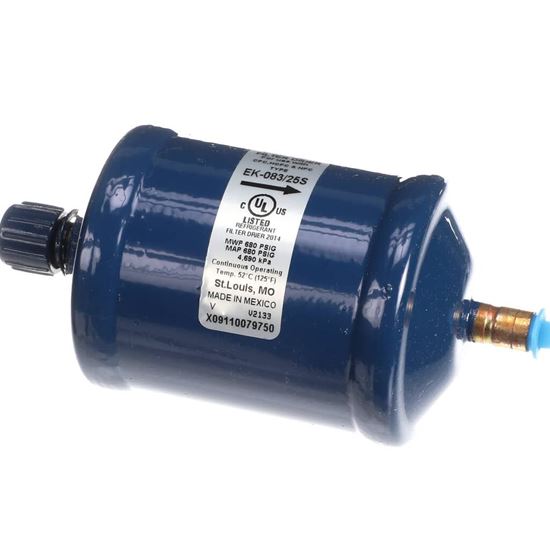 Picture of Trane Filter Drier; Liquid Line, 3/8 Odf Inlet X 5/16 Od Part# DHY01288