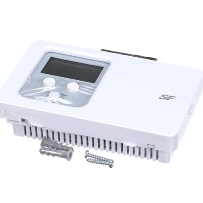 Picture of Trane Thermostat; Value Series Battery, 5/2 Day, 1H/1c Part# SFTHRV5211