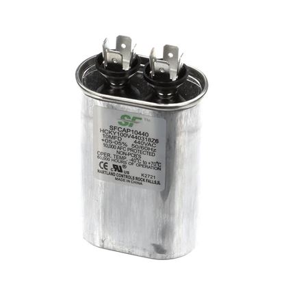 Picture of Trane Capacitor, 10Mfd 370/440V Oval Runcapac Part# SFCAP10440