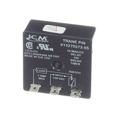 Picture of Trane Timer, Low Pressure, 1A, 10 Min. Part# TMR00060