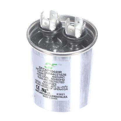 Picture of Trane Capacitor; 10Mfd 370/440V Round Run Capacitor Part# SFCAP10440R