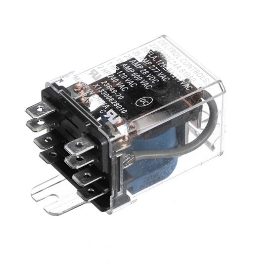 Picture of Trane Ms Resistance Relay Dpdt 24V Coil 56 Oh- Part# RLY02532