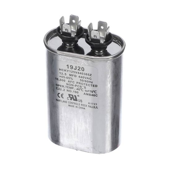 Picture of Lennox Capacitor 12.5Fd440v Oval Part# 19J20