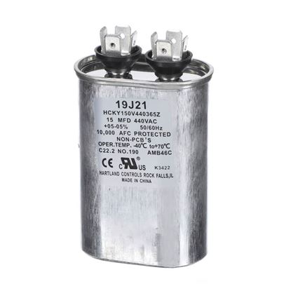 Picture of Lennox Capacitor 15Mfd440v Oval Part# 19J21