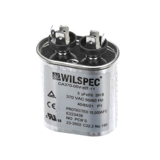 Picture of ClimateMaster Cap 5.0 Mfd 370V Oval Part# 15B0013N03
