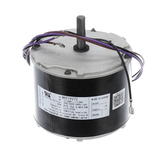 Picture of Trane Motor; Fan 1/12Th Hp 8-Pole Part# MOT19272