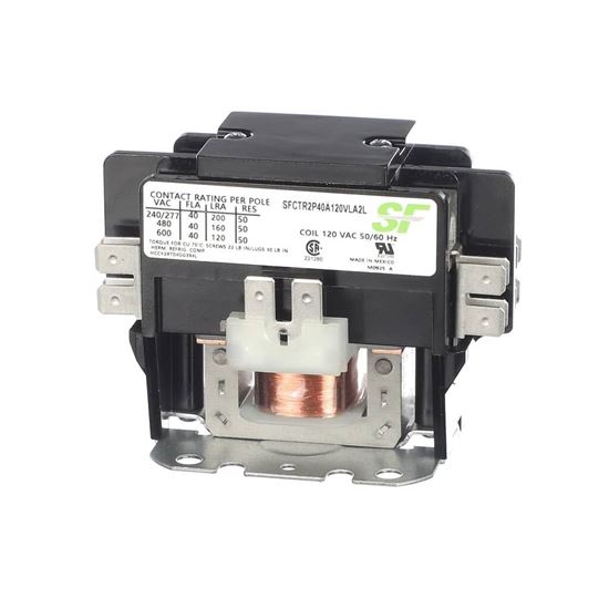 Picture of Trane Contactor; 2P 40A 120Vac / Lugs Part# SFCTR2P40A120VL