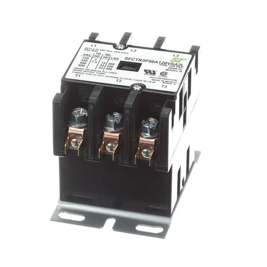 Picture of Trane Contactor; 3P 50A 120Vac / Screws A2l Part# SFCTR3P50A120VSA2L